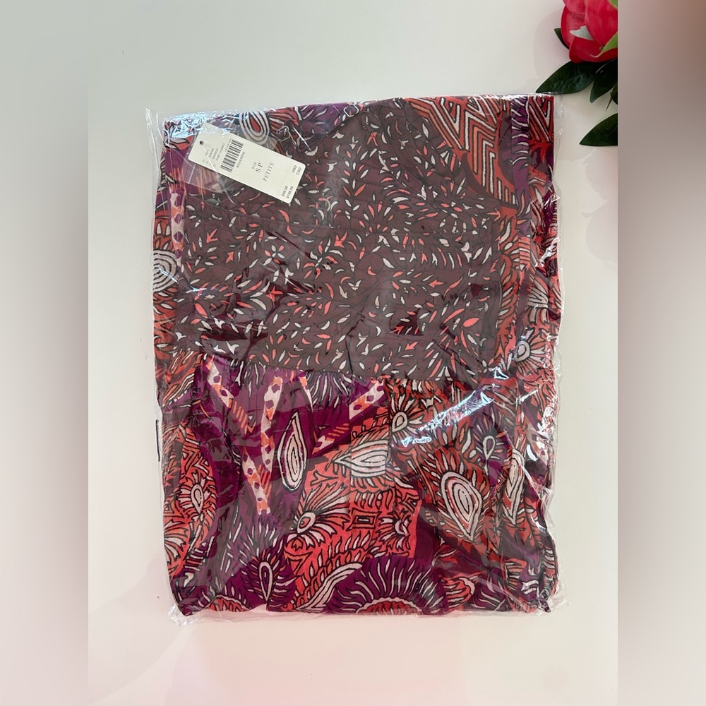 LAST CALL Anthropologie printed lounge jumpsuit - Picture 6 of 7